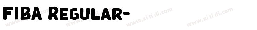 FIBA Regular字体转换 FIBA Regular字体转换
